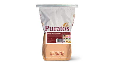 Tegral Satin Cream Cake Red Velvet